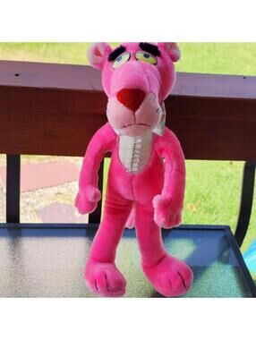 Vintage 1987  Pink Panther Plush by Mighty Star The 24k Special Effects Company